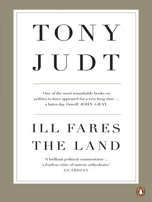 cover image of Ill Fares the Land